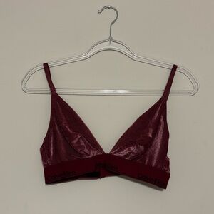 Calvin Klein Deep Red Bralette